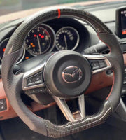 TTD Craft Mazda 2016-2025 MX-5 Miata Carbon Fiber Steering Wheel